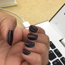 Abington Nails - Unequal nail length, bad cuticle job