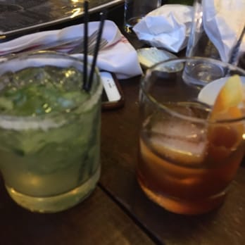 The Smith - Old fashioned and cucumber loco - New American Near Me - New York, New York