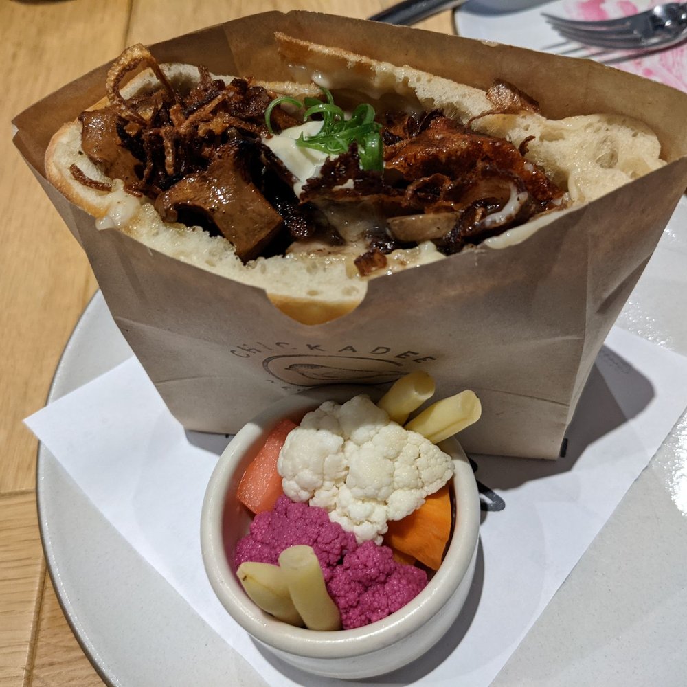 Chickadee - Wild mushroom pita - New American Near Me - Boston, Massachusetts