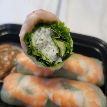 The Sandwich Shoppe - Inside view of shrimp spring roll - Bubble Tea Near Me - Fresno, California The Sandwich Shoppe - Inside view of shrimp spring roll - Bubble Tea Near Me - Fresno, California