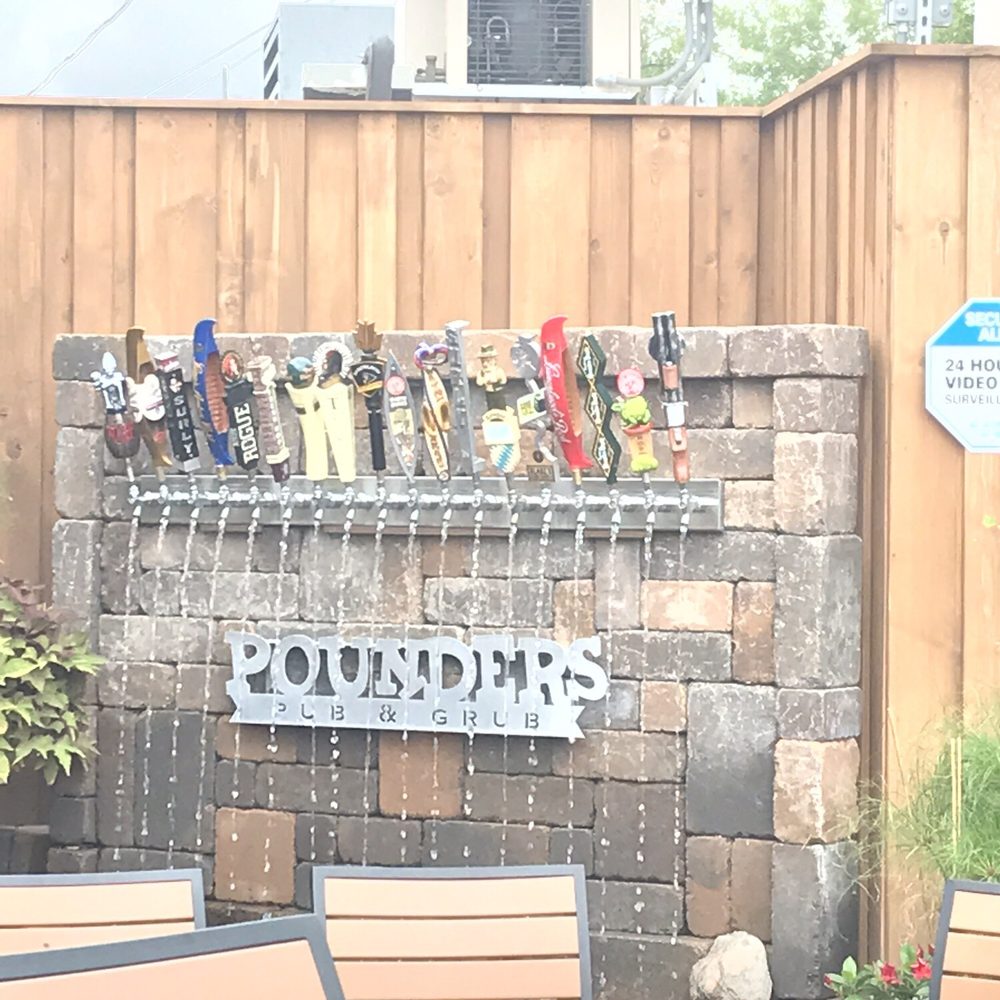 Pounders Pub & Grub - What an amazing water feature! Unique features like this really stand out to me! Loved this artistic water feature - Sports Bars Near Me - Aberdeen, South Dakota Pounders Pub & Grub - What an amazing water feature! Unique features like this really stand out to me! Loved this artistic water feature - Sports Bars Near Me - Aberdeen, South Dakota