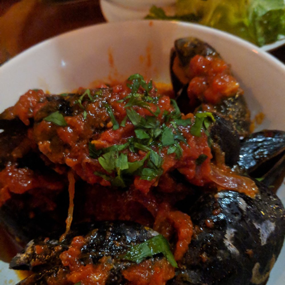 Sam's Kitchen - Mussels in red sauce. Medium heat - Italian Near Me - Woburn, Massachusetts Sam's Kitchen - Mussels in red sauce. Medium heat - Italian Near Me - Woburn, Massachusetts