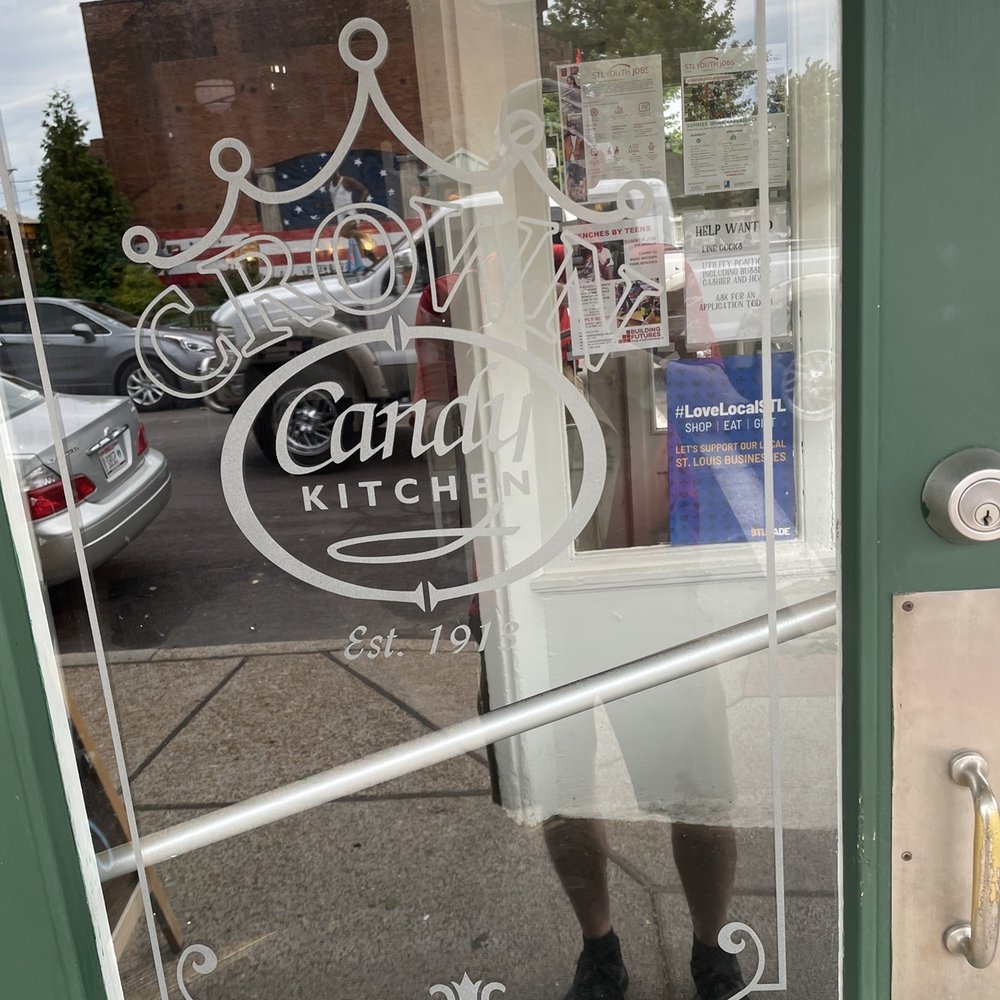 Crown Candy Kitchen - Welcome door - Candy Stores Near Me - St. Louis, Missouri Crown Candy Kitchen - Welcome door - Candy Stores Near Me - St. Louis, Missouri
