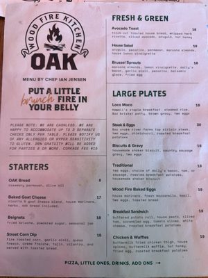 Menu photo 1 Oak Wood Fire Kitchen Draper, UT Menu photo 1 Oak Wood Fire Kitchen Draper, UT