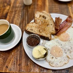 Ruby’s Bakery and Café - Two egg breakfast plate