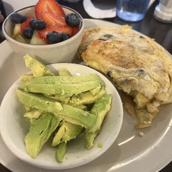 Brunch Daytona - Hollywood omelette with avocado on the side, substituting potatoes for fruit cup - Breakfast & Brunch Near Me - Daytona Beach, Florida Brunch Daytona - Hollywood omelette with avocado on the side, substituting potatoes for fruit cup - Breakfast & Brunch Near Me - Daytona Beach, Florida