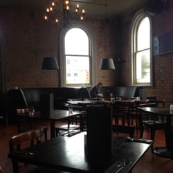 The Bank Bar & Brasserie - window view