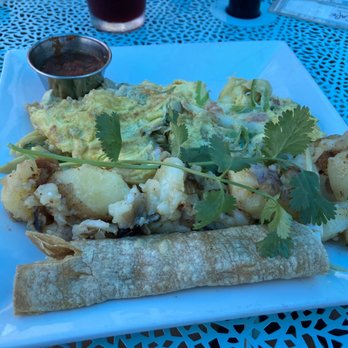 Naked Cafe - Artichoke Scramble - Breakfast & Brunch Near Me - Solana Beach, California Naked Cafe - Artichoke Scramble - Breakfast & Brunch Near Me - Solana Beach, California