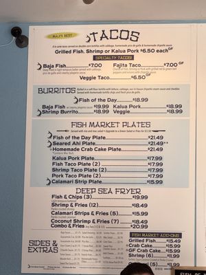 Menu photo 3 The Fish Market Maui Lahaina, HI Menu photo 3 The Fish Market Maui Lahaina, HI