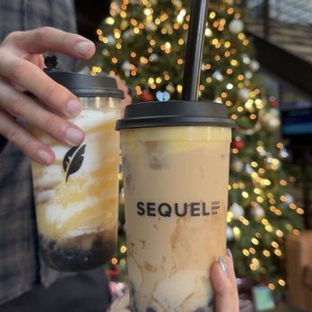 Sequel Tea - Mango coconut crema and milk tea creme brulee - Bubble Tea Near Me - San Luis Obispo, California