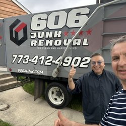 606 Junk Removal - Property clean out for customer in Jefferson Park. Chicago junk removal service with same day schedule is available