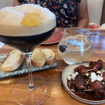 Firefly Tapas Kitchen + Bar - Carajillo & Bacon Wrapped Dates - Tapas/Small Plates Near Me - Las Vegas, Nevada Firefly Tapas Kitchen + Bar - Carajillo & Bacon Wrapped Dates - Tapas/Small Plates Near Me - Las Vegas, Nevada