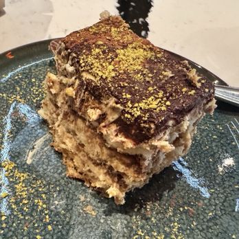 Field-n-Flame Midtown - Pistachio tiramisu - New American Near Me - Sacramento, California Field-n-Flame Midtown - Pistachio tiramisu - New American Near Me - Sacramento, California