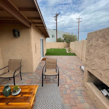 Bless Tierra Hardscaping - After (can't wait for our plants to grow in!) - Landscaping Near Me - Chandler, Arizona