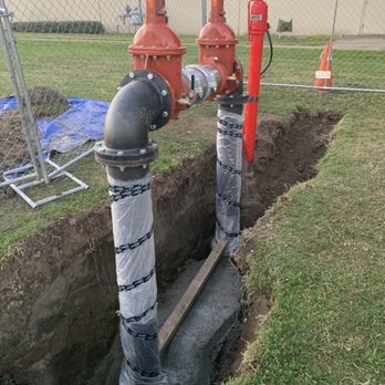 Certified Safe Backflow Testing & Repair - 8.0 DCDA w/ Concrete thrust block - Backflow Services Near Me