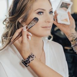 The make up done for my Wedding !!