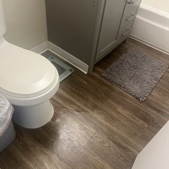 Surfcaster Apartments - Pooling water in the bathroom - Apartments Near Me - San Diego, California