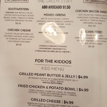 MIXX 165 - Menu - New American Near Me - Mechanicsburg, Ohio