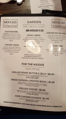 Menu photo 7 MIXX 165 Mechanicsburg, OH