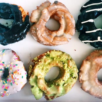 Stan's Donuts & Coffee - Chocolate orange, blueberry, devil's food, sprinkle, pistachio lemon, classic old fashioned. - Donuts Near Me - Chicago, Illinois