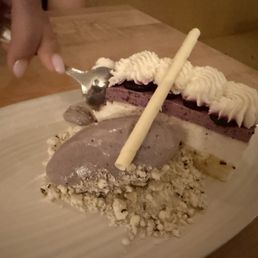 Raspberry Goat Cheesecake