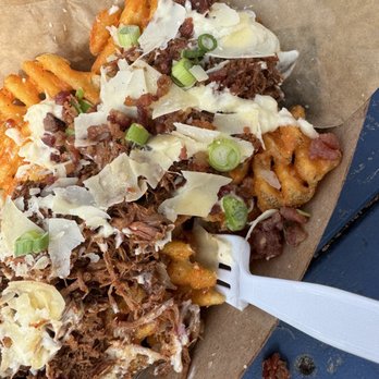 Fitzhugh Brewing - Loaded Fries - Breweries Near Me - Dripping Springs, Texas Fitzhugh Brewing - Loaded Fries - Breweries Near Me - Dripping Springs, Texas