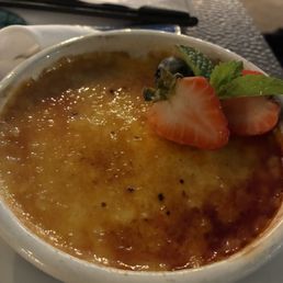 Crem brûlée was delicious Crem brûlée was delicious