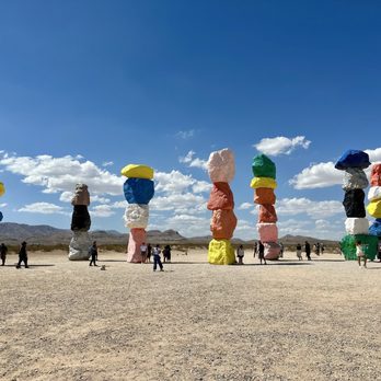 Seven Magic Mountains - Public Art Near Me - Las Vegas, Nevada Seven Magic Mountains - Public Art Near Me - Las Vegas, Nevada