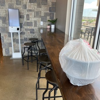 Mugi Ramen & Poke  - Seating area to eat or wait for food. Chairs are ok and not comfy. - Poke Near Me - Parker, Colorado