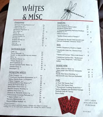 Menu photo 6 Larrupin Cafe Trinidad, CA Menu photo 6 Larrupin Cafe Trinidad, CA