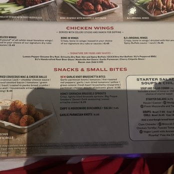 BJ's Restaurant & Brewhouse - Menu - New American Near Me - Shenandoah, Texas BJ's Restaurant & Brewhouse - Menu - New American Near Me - Shenandoah, Texas