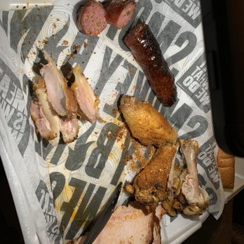 Smokey Bones Pittsburgh - Three meats. Jalapeño cheddar sausage, Cajun wings, sliced turkey - Barbeque Near Me - Pittsburgh, Pennsylvania Smokey Bones Pittsburgh - Three meats. Jalapeño cheddar sausage, Cajun wings, sliced turkey - Barbeque Near Me - Pittsburgh, Pennsylvania