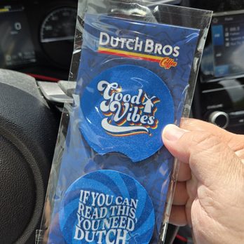 Dutch Bros Coffee - Coasters!!! - Juice Bars & Smoothies Near Me - Orlando, Florida