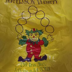 Jefferson Variety Store - Store info on bag