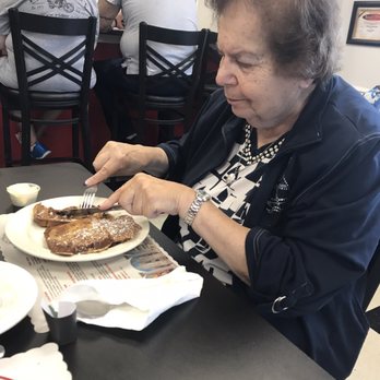Santangelo's Cafe - Your gorgeous date enjoying her cinnamon raisin French toast. - Sandwiches Near Me - Norristown, Pennsylvania Santangelo's Cafe - Your gorgeous date enjoying her cinnamon raisin French toast. - Sandwiches Near Me - Norristown, Pennsylvania