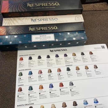 Nespresso Boutique - capsule choices - Coffee & Tea Near Me - Chicago, Illinois