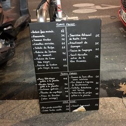 Bistrot Thomas - Menu