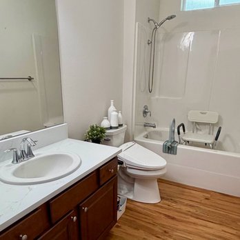 Throwback Plumbing - Toilet with Bidet Seat and Sink with Faucet Install - Plumbing Near Me - Oak Harbor, Washington Throwback Plumbing - Toilet with Bidet Seat and Sink with Faucet Install - Plumbing Near Me - Oak Harbor, Washington