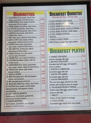Menu photo 8 El Mofles Taco Shop El Cajon, CA