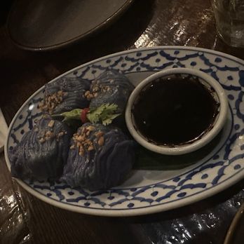 Thai Villa - Pak Mor Puk (Vegetable Crepe Dumplings) - Thai Near Me - New York, New York Thai Villa - Pak Mor Puk (Vegetable Crepe Dumplings) - Thai Near Me - New York, New York