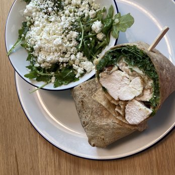 Salted Melon - Super Caesar wrap with Pesto Couscous side - Breakfast & Brunch Near Me - Charlotte, North Carolina Salted Melon - Super Caesar wrap with Pesto Couscous side - Breakfast & Brunch Near Me - Charlotte, North Carolina