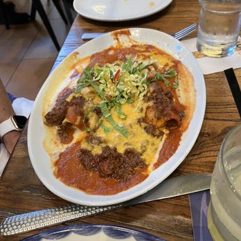 Paloma Suerte - Beef enchiladas - Mexican Near Me - Fort Worth, Texas Paloma Suerte - Beef enchiladas - Mexican Near Me - Fort Worth, Texas