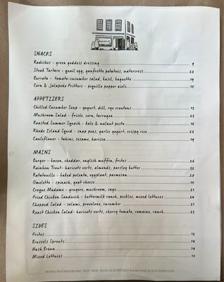 Menu photo 8 Joseph Leonard New York, NY Menu photo 8 Joseph Leonard New York, NY