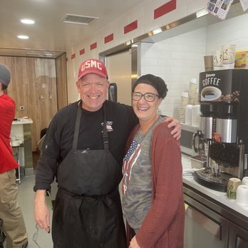 Amelia’s Donuts Bakery Cafe - The owner and his lovely wife, Amelia. - Donuts Near Me - Idyllwild, California