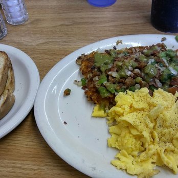 Cappy's Breakfast Cafe - Cappy's Brrakfat plate, I got no cheese. It was amazing! - Breakfast & Brunch Near Me - Tucson, Arizona