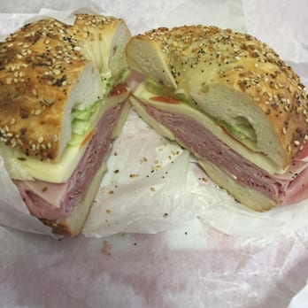 Lot's-O-Bagels - The Jennifer Lopez sandwhich on an everything bagel - Bagels Near Me - Astoria, New York Lot's-O-Bagels - The Jennifer Lopez sandwhich on an everything bagel - Bagels Near Me - Astoria, New York