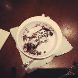 Thai Food 2 - Budino di riso venere, cacao e mile, affogato nel latte di cocco
