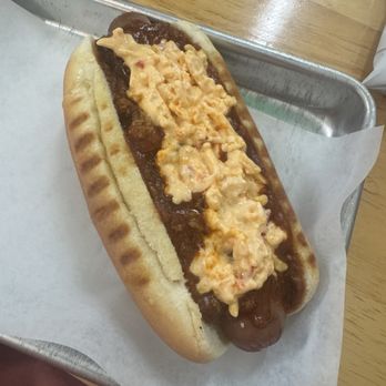 Rebel Dogs - Pimento Chili Cheese Dog - Food Near Me - Columbia, South Carolina