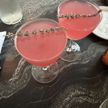 Rocco's - Prickly Pear Gin Martini - Italian Near Me - Houston, Texas