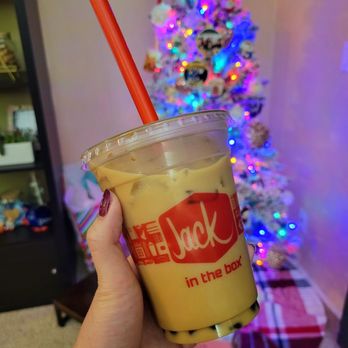 Jack in the Box - Milk tea boba, $5.14: The milk tea ain't it. Hard boba with no tea or milk taste. Support local instead! - Fast Food Near Me - Chandler, Arizona
